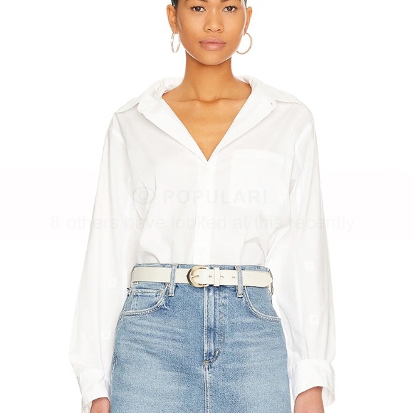 Citizen’s of Humanity Kayla Button Down in White - Picture 1 of 7
